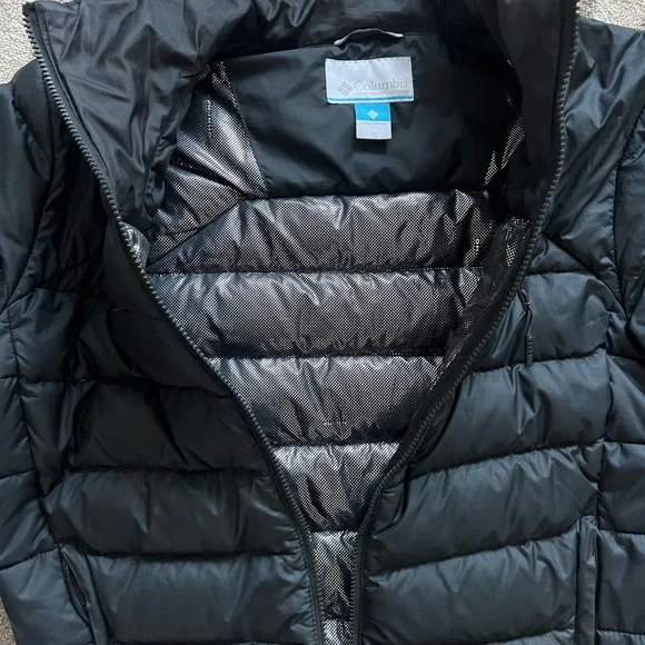 Men’s Columbia Black Puffer Jacket - OmniHeat - Picture 3 of 3